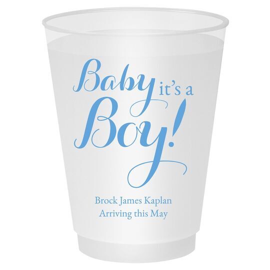 Baby It's A Boy Shatterproof Cups